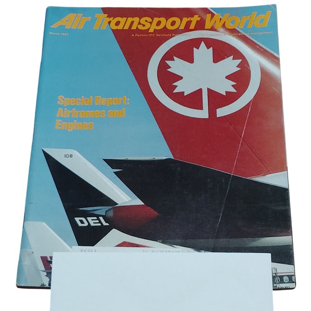 Air Transport World Magazine - March 1983 - Special Report: Airframes & Engines